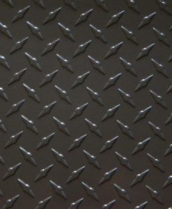 Gunmetal gray diamond plate from The Metal Link
